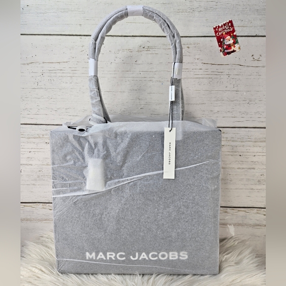 Marc Jacobs Grind Leather Black Tote Bag Women's Luxury Modern Contemporary - Picture 11 of 12